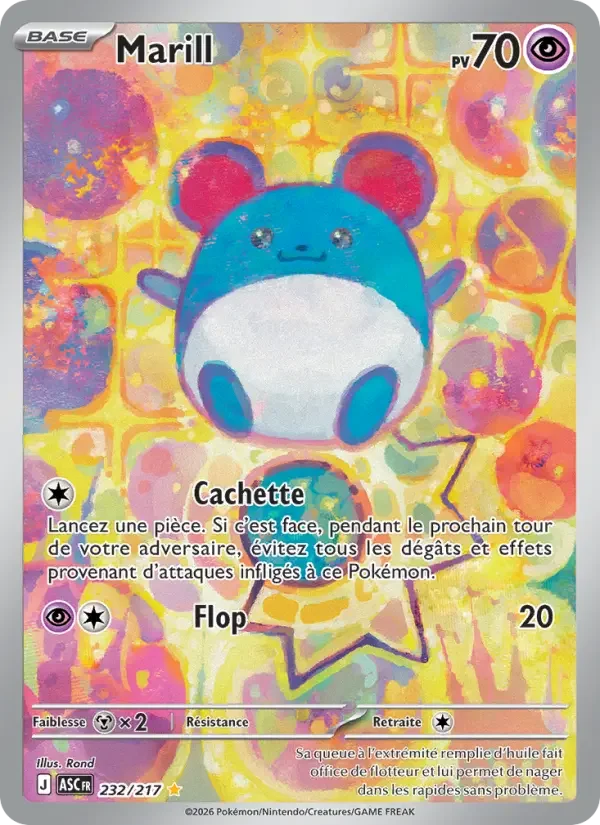 Carte Pokémon Marill — Héros Transcendants