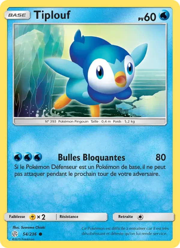 Carte Pokémon Tiplouf — Éclipse Cosmique