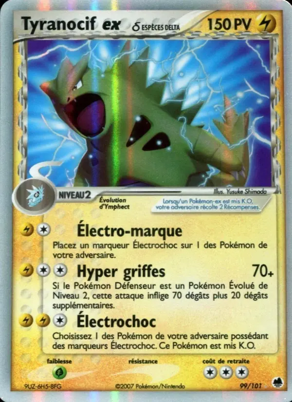 Carte Tyranocif ex δ
