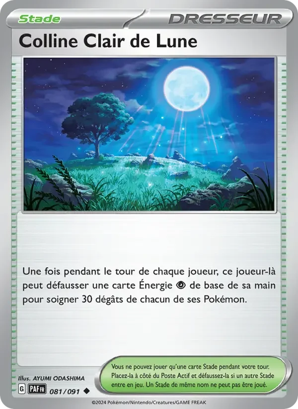 Carte Colline Clair de Lune