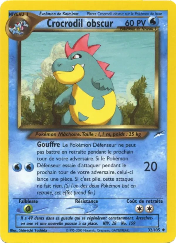 Carte Crocrodil obscur