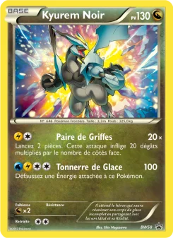 Carte Pokémon Black Kyurem — Promos Noir et Blanc