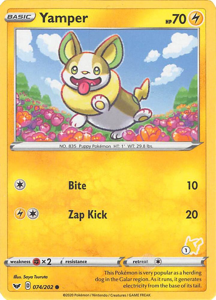 Carte Pokémon Voltoutou — Épée et Bouclier