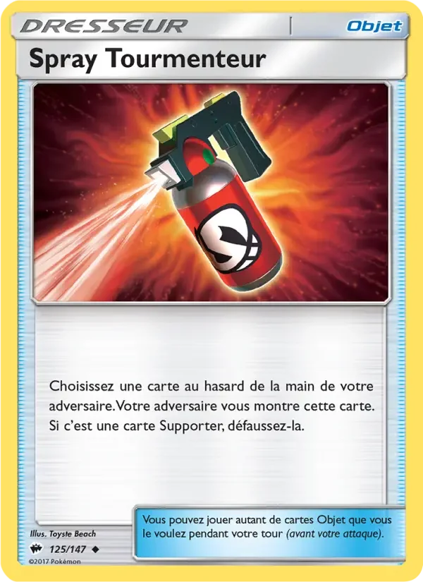 Carte Spray Tourmenteur