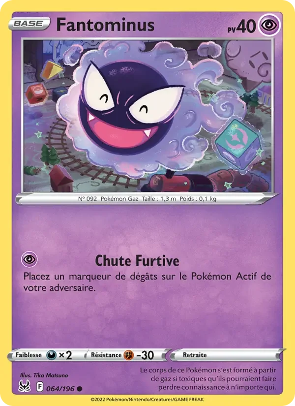 Carte Pokémon Fantominus — Origine Perdue