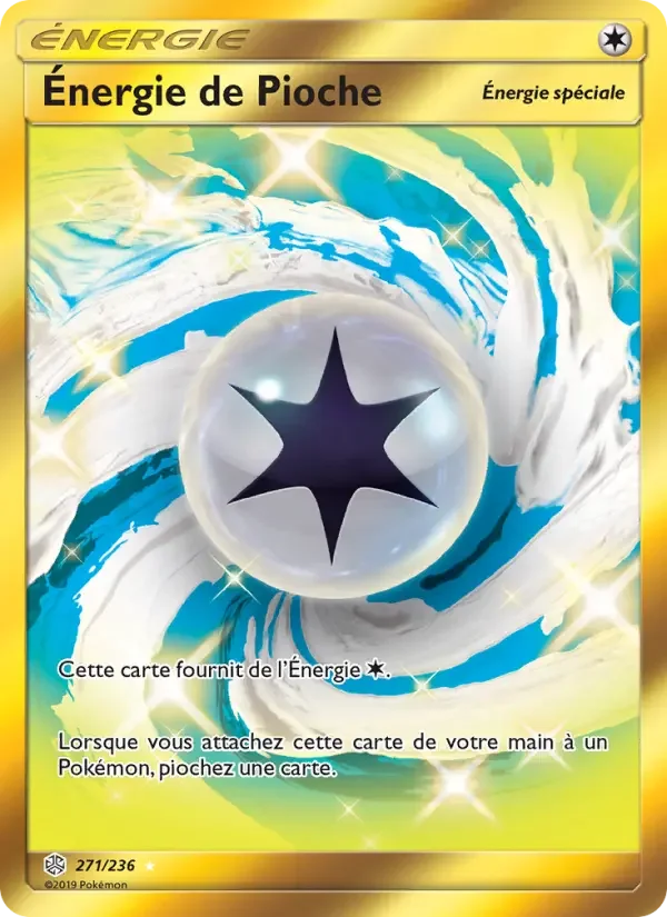 Carte Pokémon Énergie de Pioche — Éclipse Cosmique