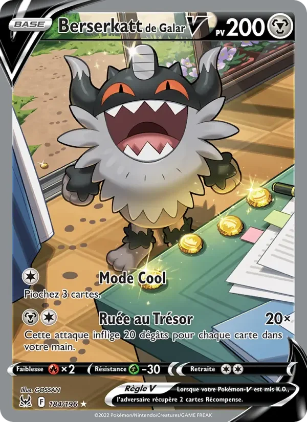 Carte Berserkatt de Galar V