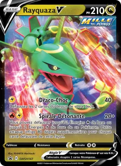 Carte Pokémon Rayquaza V — Promos Épée et Bouclier