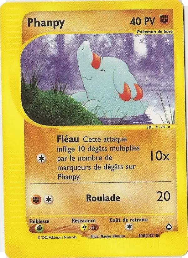 Carte Pokémon Phanpy — Aquapolis