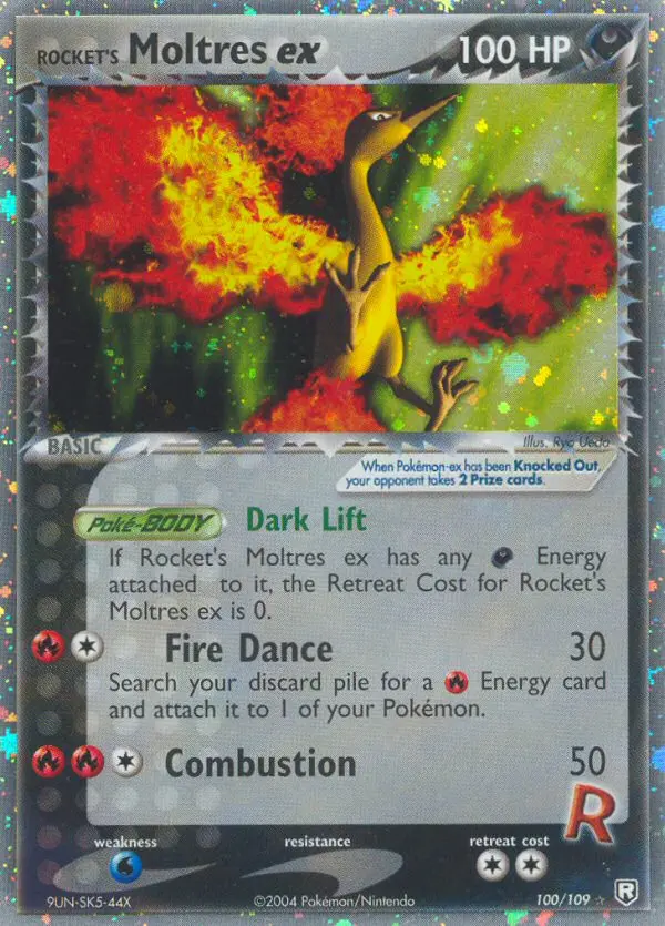 Carte Pokémon Rocket's Sulfura ex — EX Team Rocket Returns