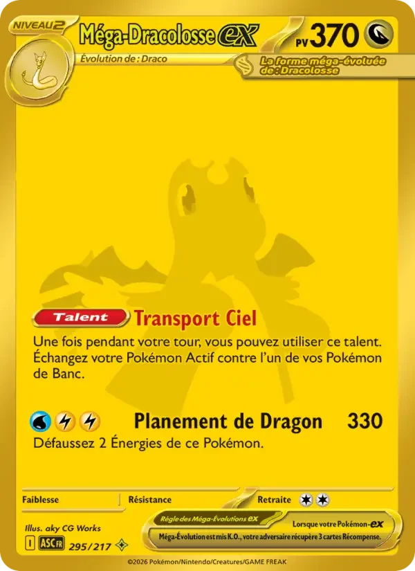 Carte Méga-Dracolosse-ex