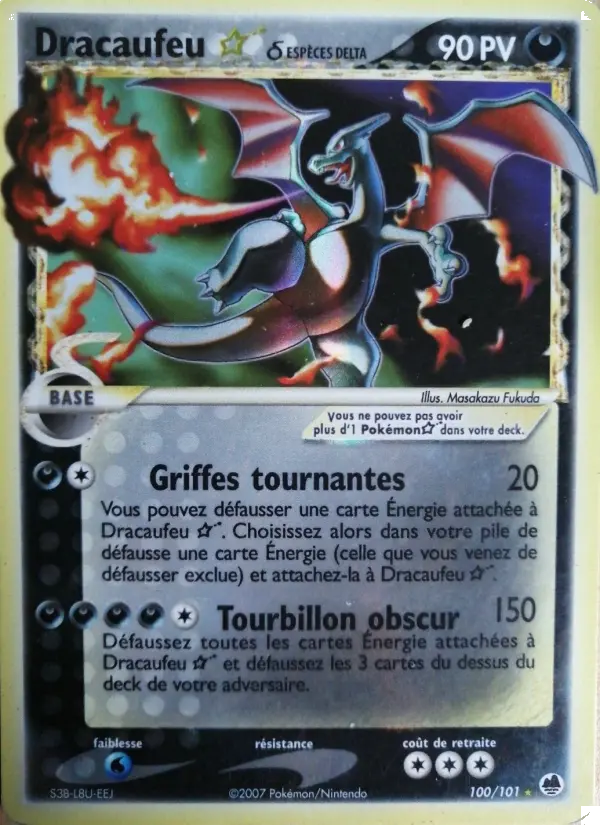 Carte Pokémon Dracaufeu ☆ δ — Île des Dragons