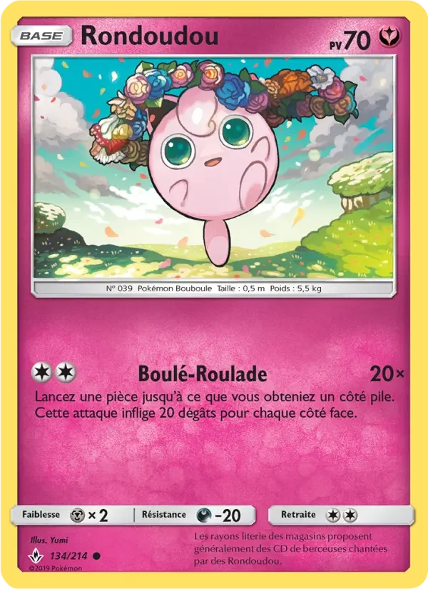 Carte Pokémon Rondoudou — Alliance Infaillible