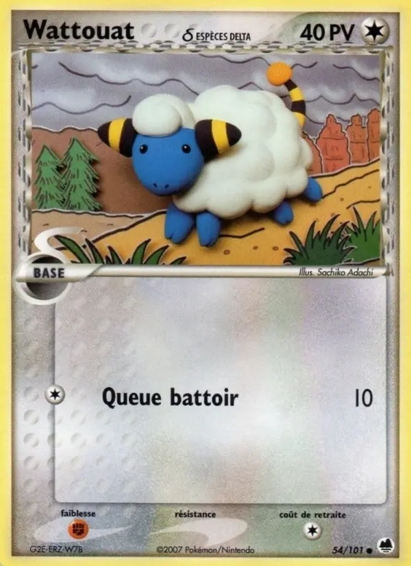 Carte Wattouat δ