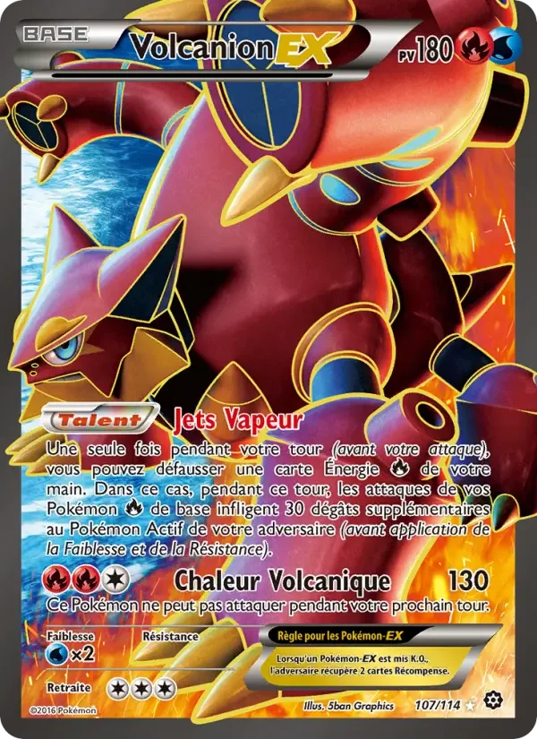Carte Volcanion EX