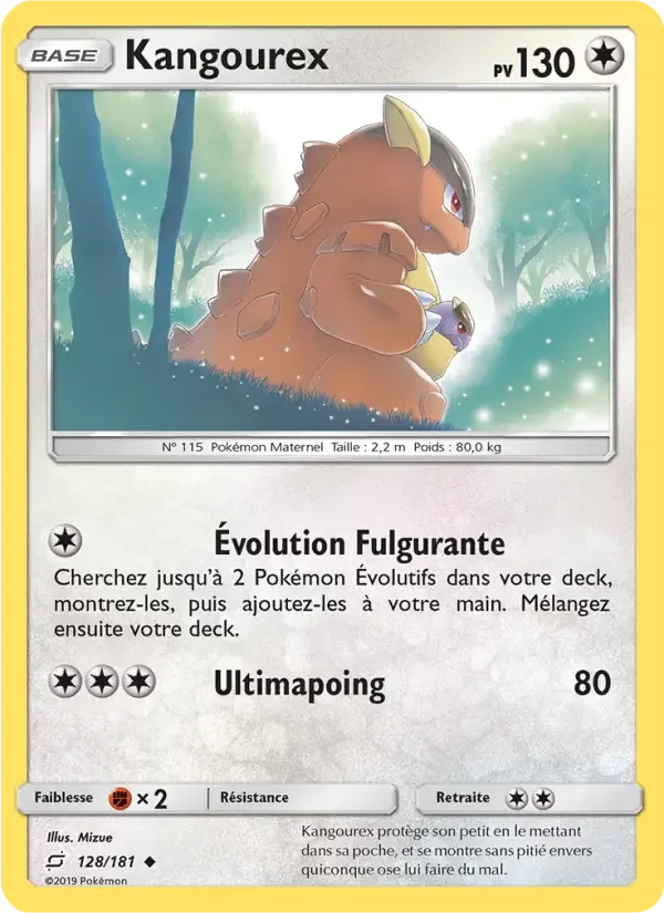 Carte Pokémon Kangourex — Duo de Choc