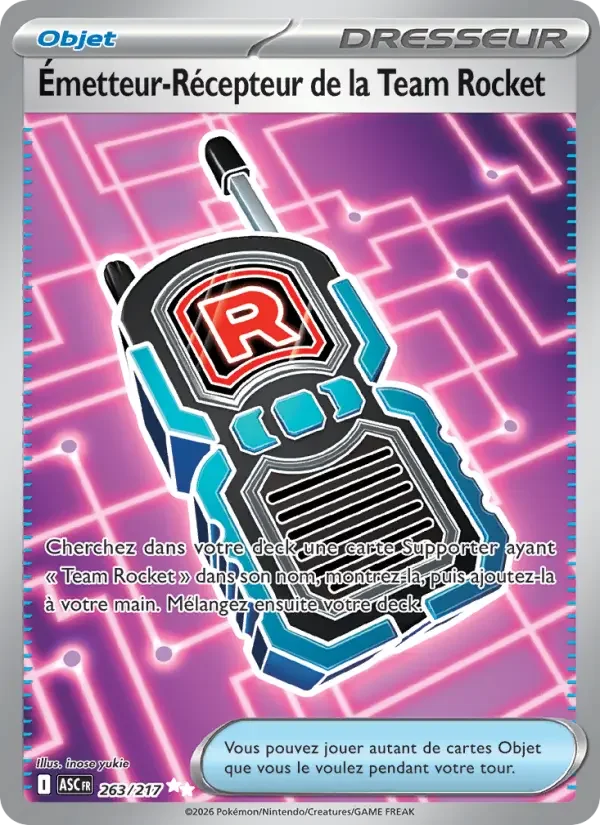Carte Émetteur-Récepteur de la Team Rocket