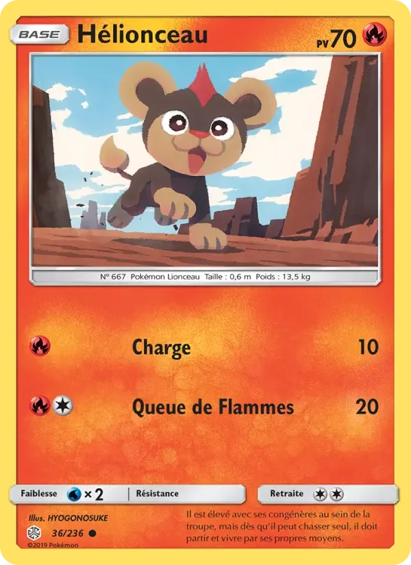 Carte Pokémon Hélionceau — Éclipse Cosmique