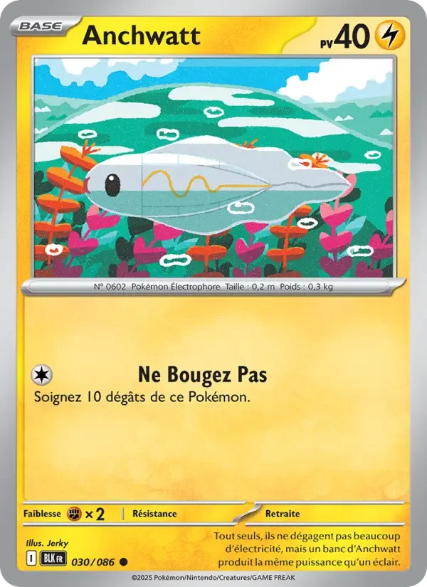 Carte Pokémon Anchwatt — Foudre Noire