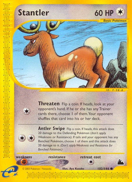 Carte Pokémon Cerfrousse — Skyridge