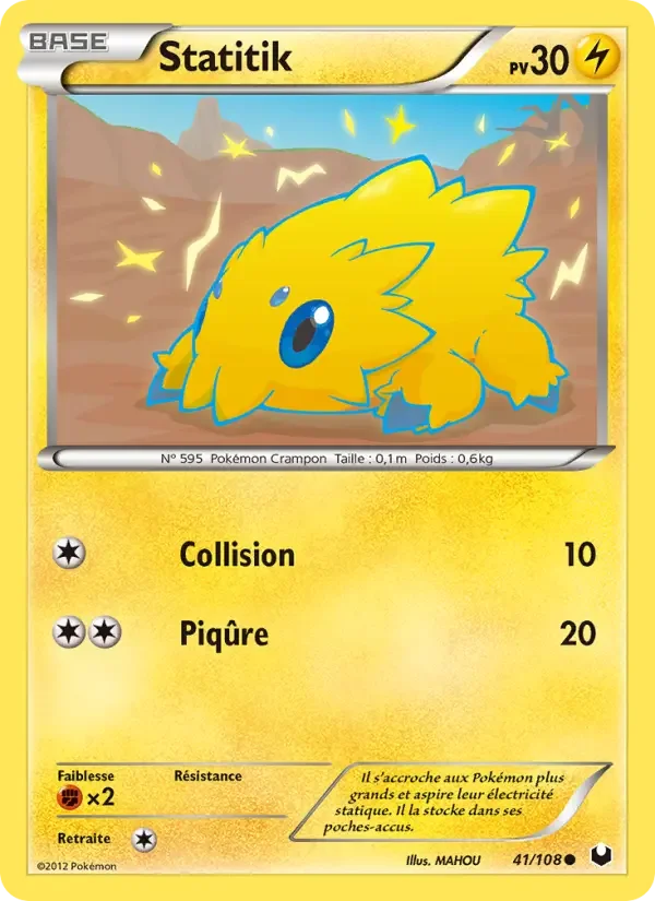 Carte Pokémon Statitik — Explorateurs Obscurs