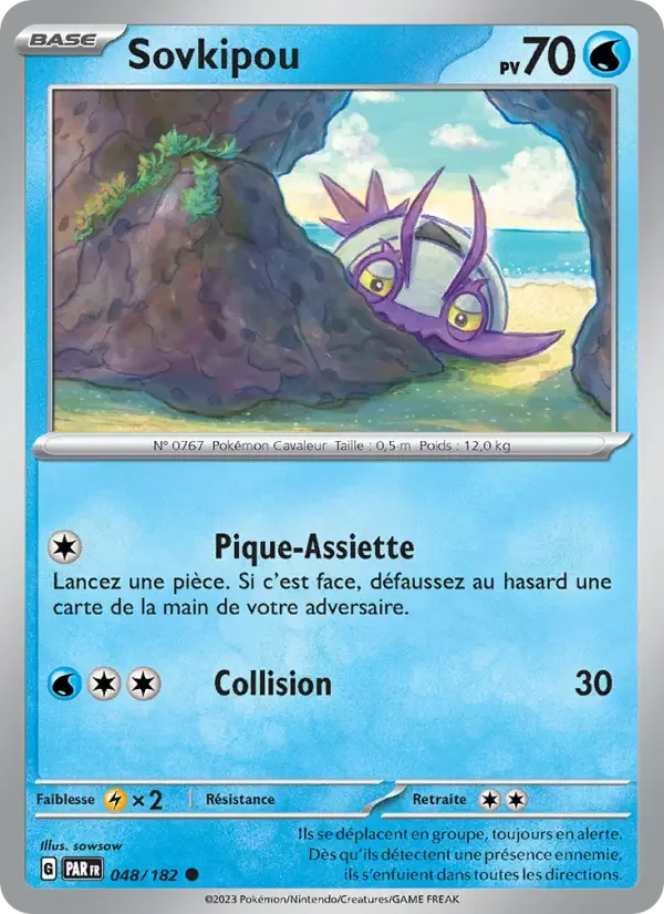 Carte Pokémon Sovkipou — Faille Paradoxe