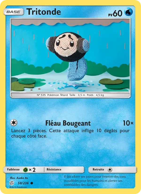 Carte Pokémon Tritonde — Éclipse Cosmique