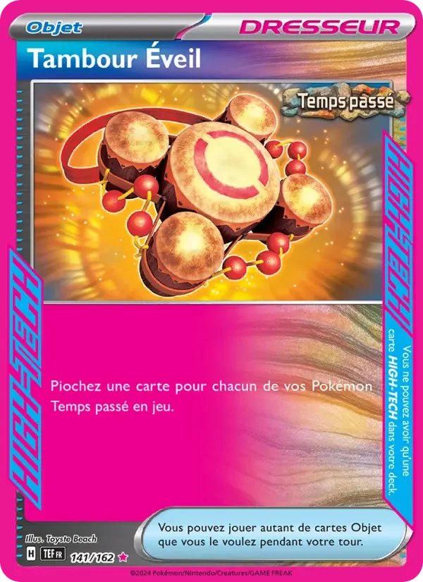 Carte Pokémon Tambour Éveil — Forces Temporelles