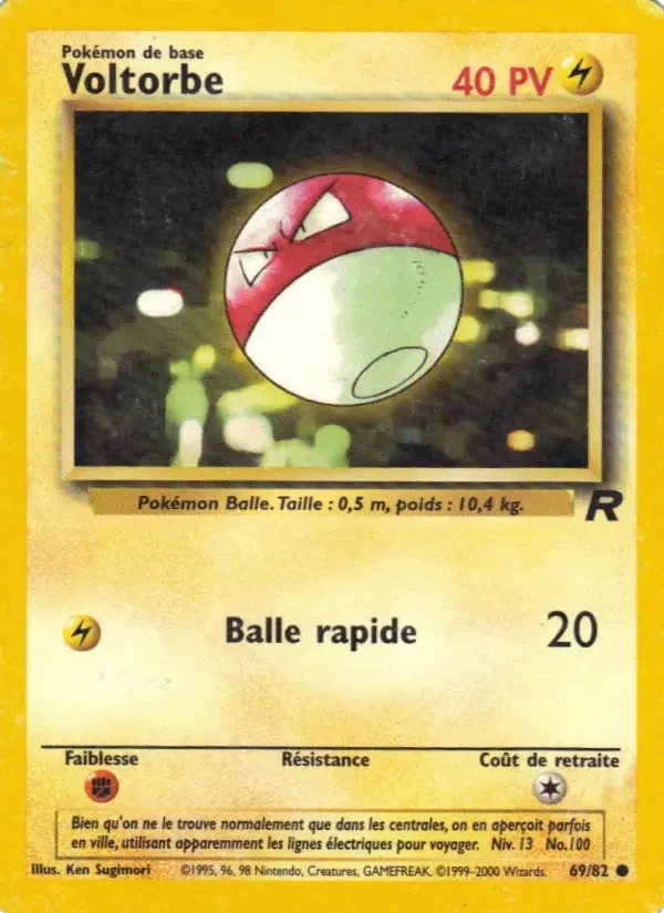 Carte Voltorbe