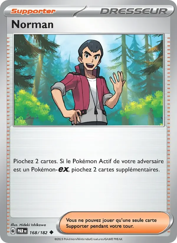Carte Pokémon Norman — Faille Paradoxe