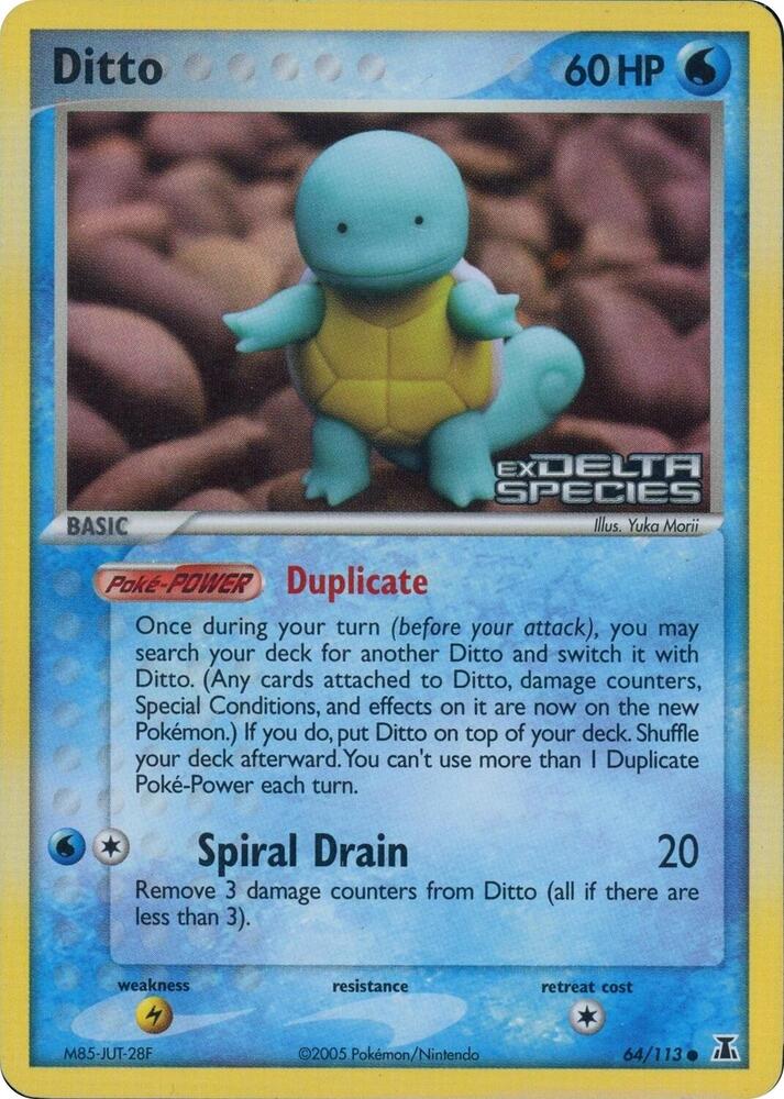 Carte Pokémon Metamorph — Espèces Delta