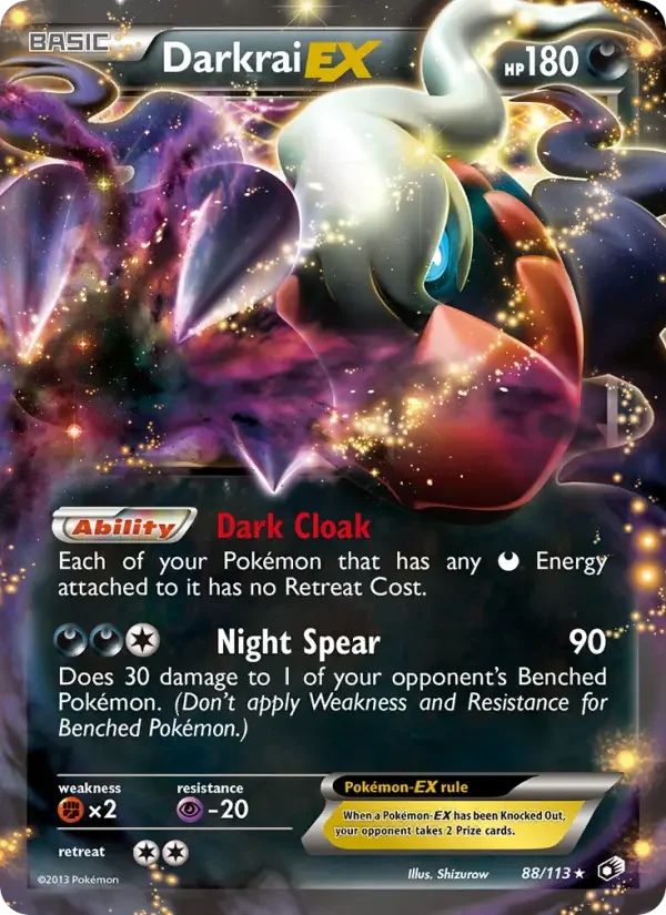 Carte Darkrai-EX