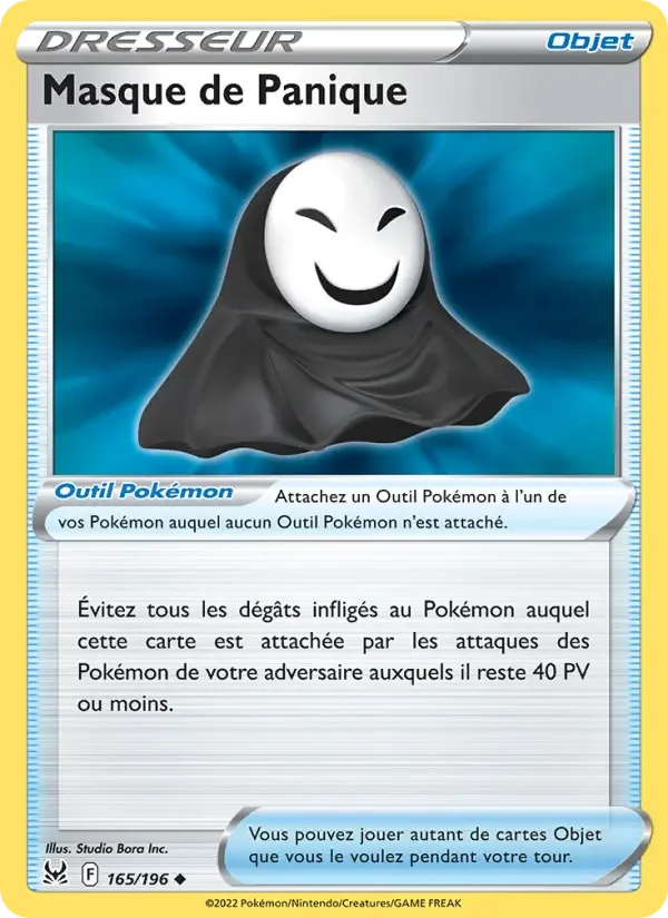 Carte Pokémon Masque de Panique — Origine Perdue