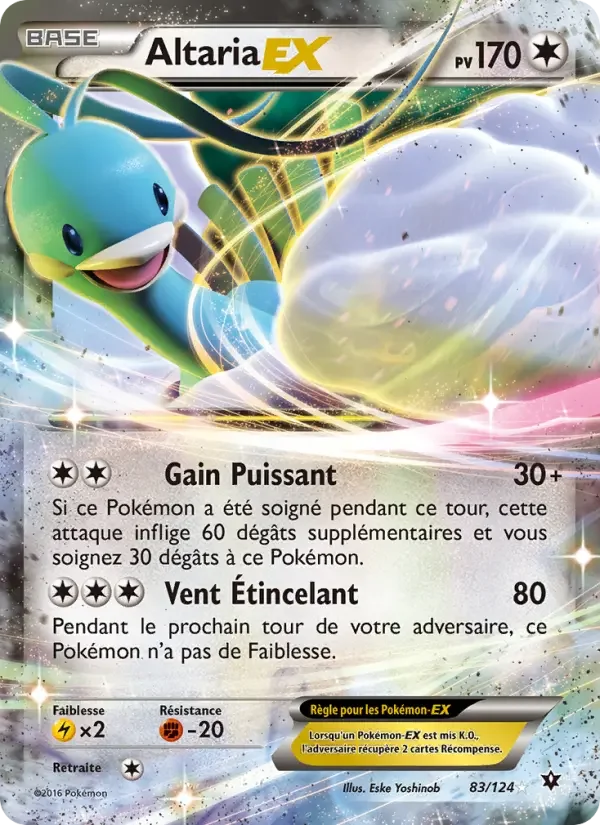 Carte Pokémon Altaria EX — Impact des Destins
