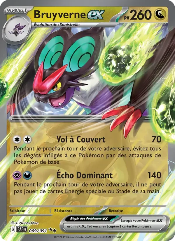 Carte Pokémon Bruyverne-ex — Destinées de Paldea