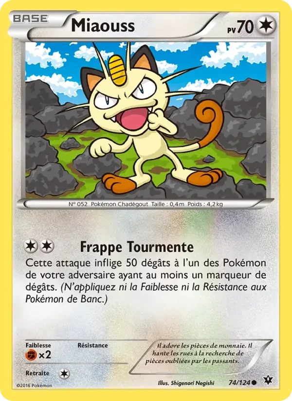 Carte Pokémon Miaouss — Impact des Destins
