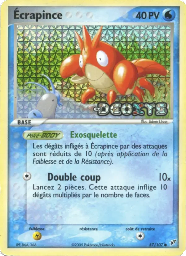 Carte Écrapince