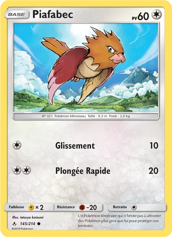 Carte Pokémon Piafabec — Alliance Infaillible