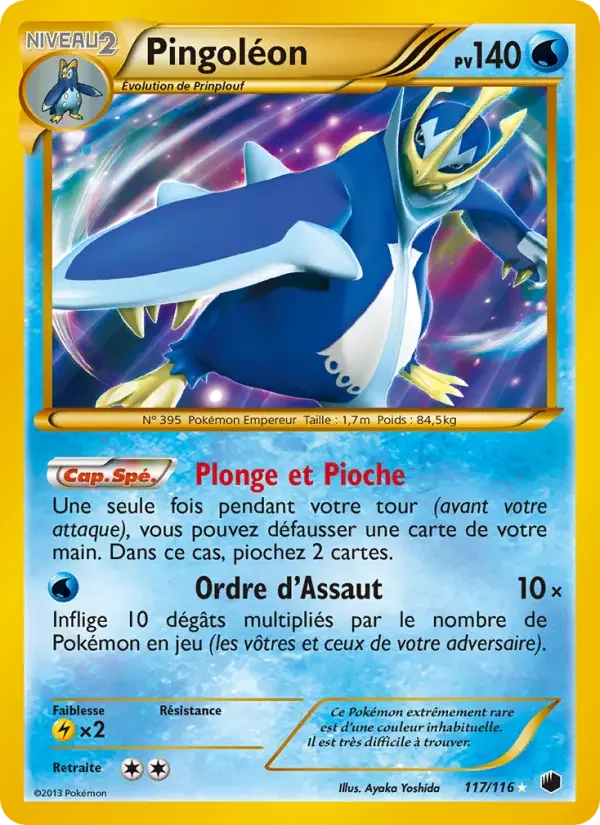 Carte Pokémon Pingoléon — Glaciation Plasma