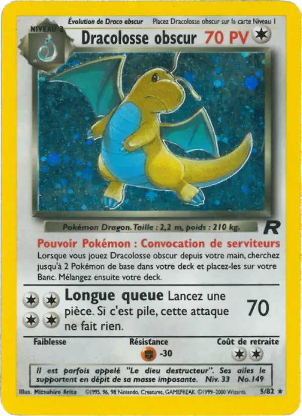 Carte Dracolosse obscur