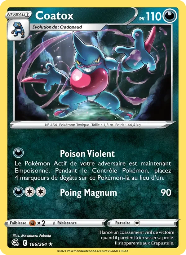 Carte Pokémon Coatox — Poing de Fusion