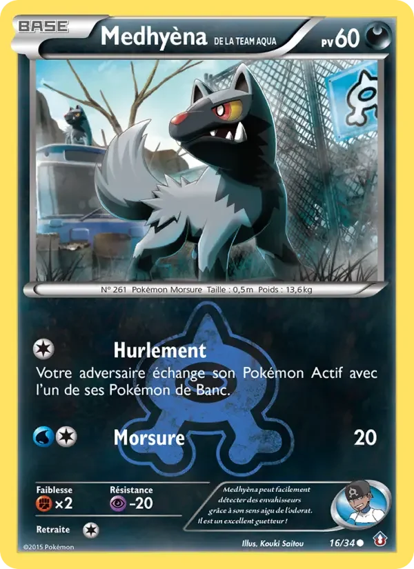 Carte Medhyèna de la Team Aqua