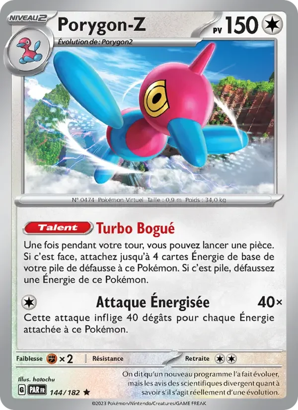 Carte Pokémon Porygon-Z — Faille Paradoxe