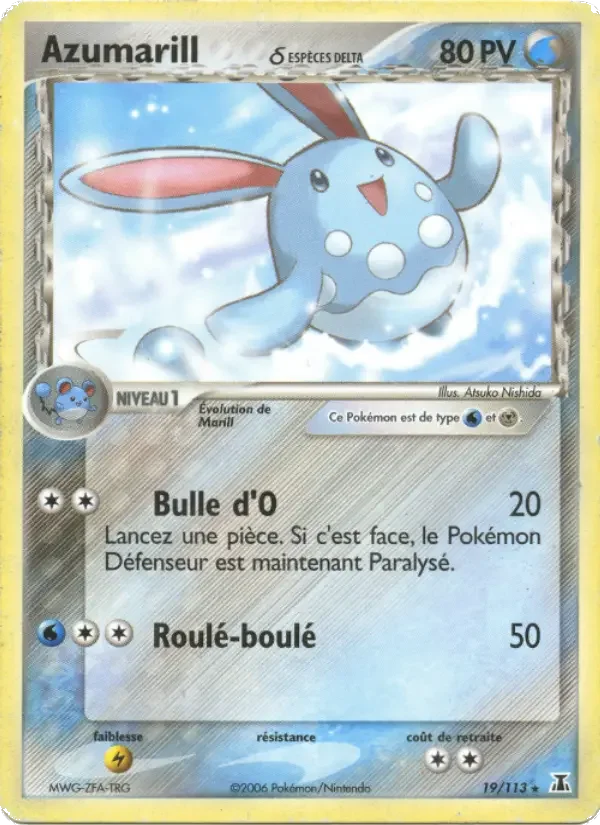 Carte Azumarill δ