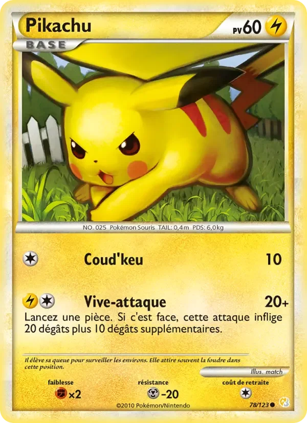 Carte Pikachu