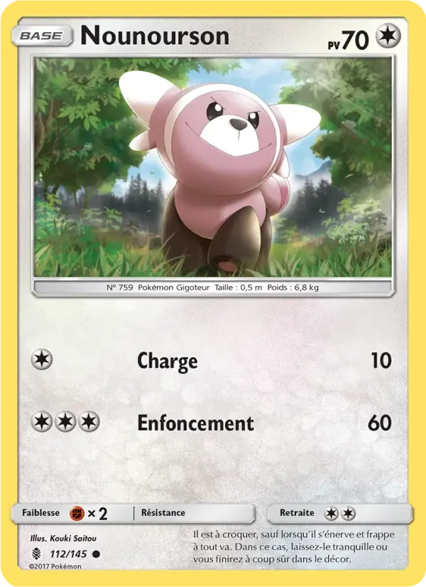 Carte Nounourson