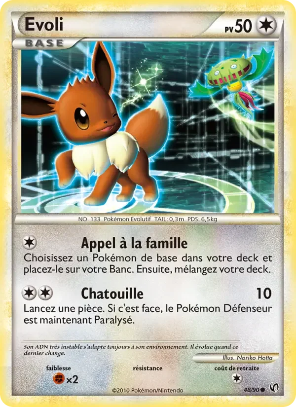 Carte Pokémon Evoli — Indomptable