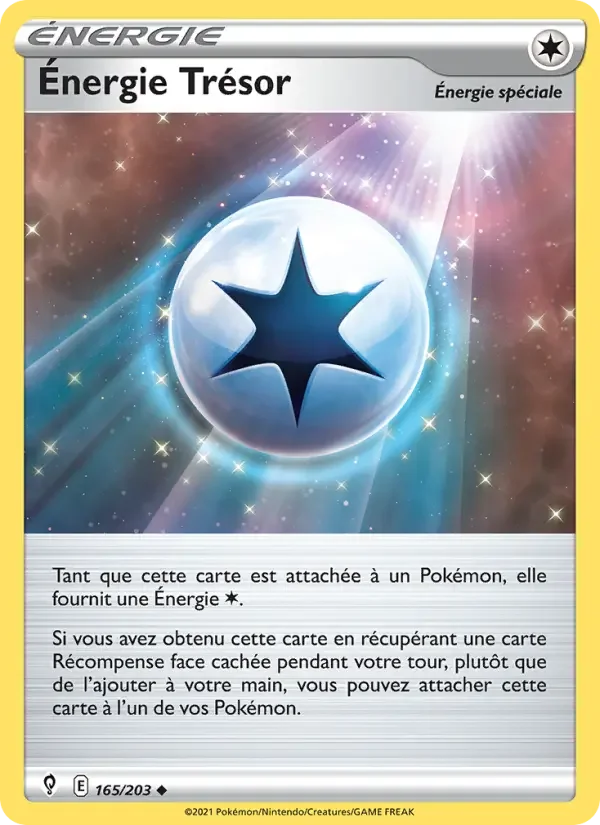 Carte Énergie Trésor