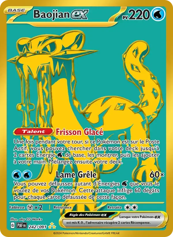 Carte Pokémon Baojian-ex — Destinées de Paldea