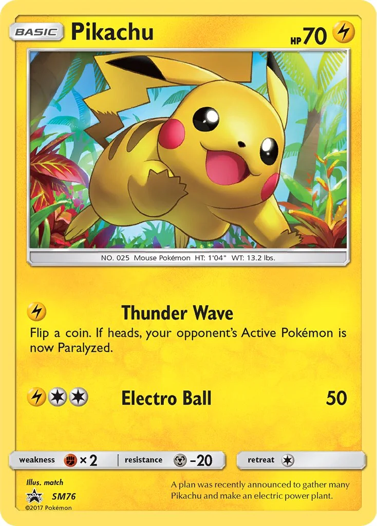 Carte Pikachu